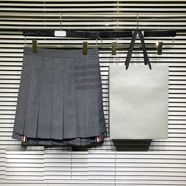 

tb thom women's elegant high waist mini short skirt luxury design campus style lady sweet short famous pleated skir, Black