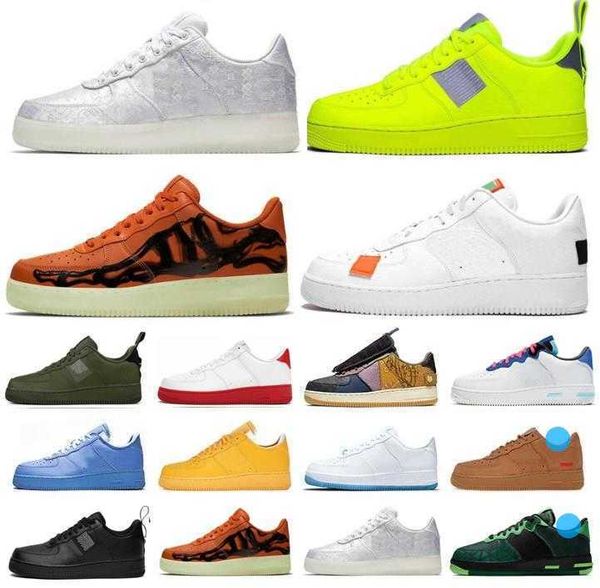

shoes women casual designer shoes air''forces 1 running shoes classic utility triple white black neon colour chaussures mens train