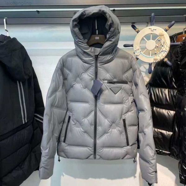 

prad men's jackets premium down jacket prad designer tank short fashion winter pra trend women's couples 90% white goose thick v0b, Black;brown