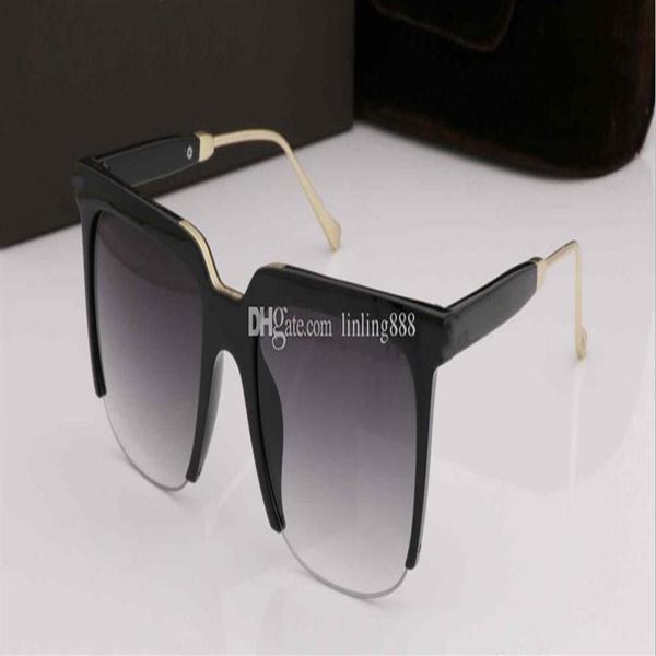 

2023 luxury fashion summer sunglasses for men women style anti-ultraviolet retro plate plank frame fashion eyeglasses random box 0229c, White;black