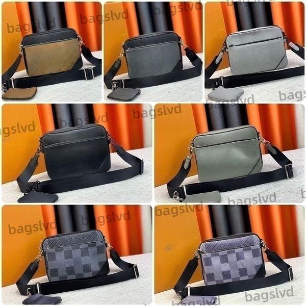 

designer bag men bag crossbody bag luxury messenger bag man shoulder bags reverse canvas 3 piece sets trio mans cross body postman bag walle