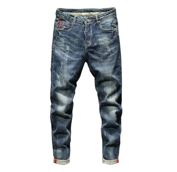 

men039s jeans fashion brand men slim fit autumn and winter retro blue stretch pockets desinger fashions casaul man9541057