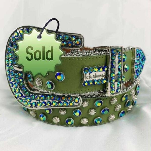 

12022 Belts for Women Designer Fashion Classic Bb simon Belts Mens Womens rhinestone belt with bling rhinestonesaa