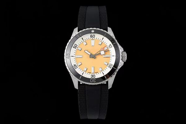 

bls mens watches diameter 42mm high-gloss ceramic ring sw200 automatic winding movement is 300 meters waterproof designer watches, Slivery;brown