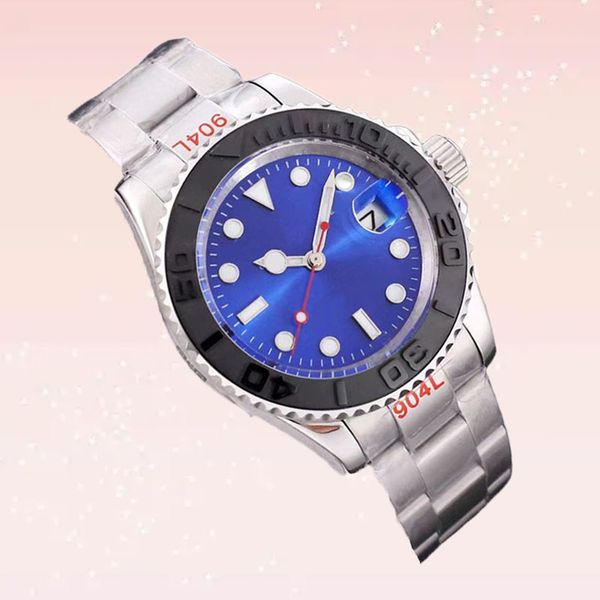 

automatic mens watch all stainless steel waterproof luminous classic steel sports mens swatch sapphire watch montre de luxe watches dhgate, Slivery;brown