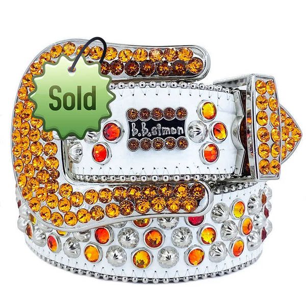 

2designer bb simon belts for men women shiny diamond belt black on black blue white multicolour with bling rhinestonesaa, Blue;gray