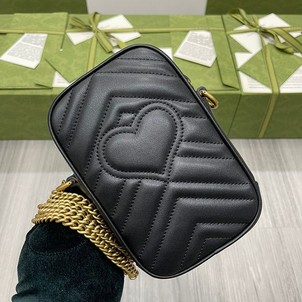 

10a marmont mini bags designer mobile phone bags 17cm high imitation shoulder bags with box zg030