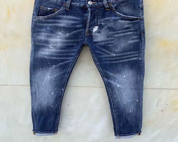 

mens jeans denim jean black ripped pants pour hommes men s italy fashion biker motorcycle rock revival jeans high quirl3451676, Blue