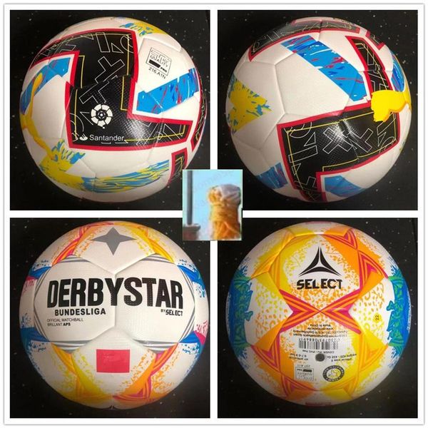 

new la liga 22 23 bundesliga league match soccer balls 2022 2023 derbystar merlin acc football particle skid resistance game train226w