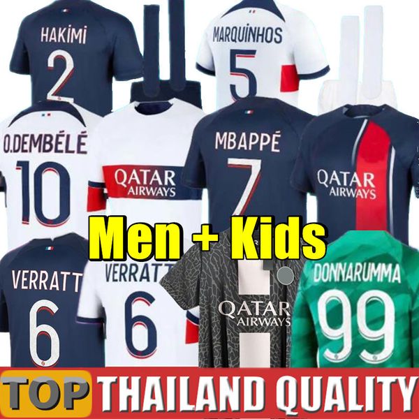 

2023 2024 mbappe soccer jerseys dembele hakimi lee kang in ramos maillots de foot asensio 2023 2024 football shirt ugarte camiseta men women, Black;yellow