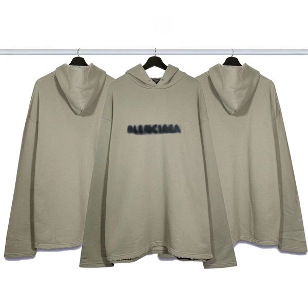 

blcg lencia autumn winter oversize hoodies men carbonized compact spinning fabric wardrobe essentials sweatshirts warm plus size brand cloth, Black