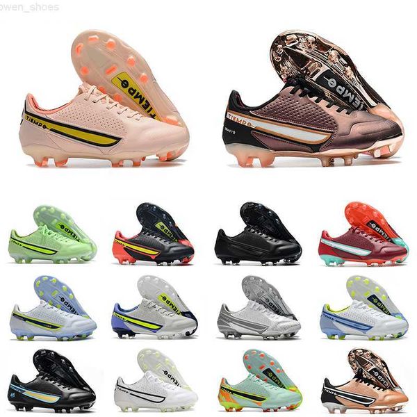 

mens soccer cleats tiempo legend ix 9 elite fg football shoes core black 9th 9s men low ankle boots chuteiras us6.5-11