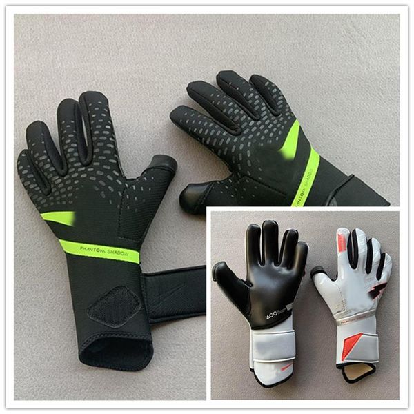 

professional goalkeeper gloves gk football latex goal keeper luvas whole245c, Black