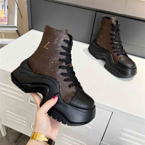 

winter boots 2023 luis fashion women vintage decorative leather cotton cloth wool warm keeping high heel thick sole snow flat socks shoes vu, Black