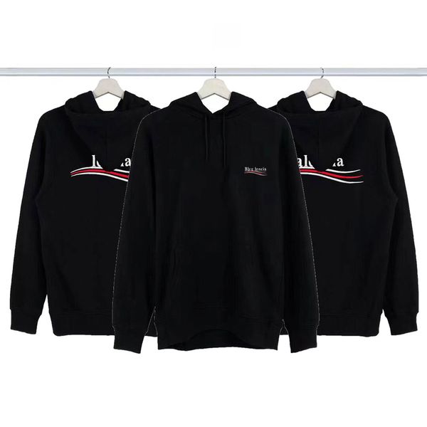 

blcg lencia autumn winter oversize hoodies men carbonized compact spinning fabric wardrobe essentials sweatshirts warm plus size brand cloth, Black