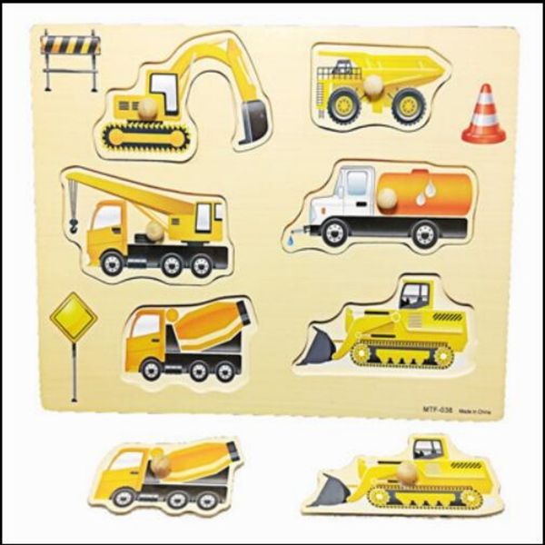 

Recognize Montessori Toy 3D Puzzles Wooden Chopping Boards Cartoon Animals Puzzle Jigsaw Game For Kid Early Learning Educational Toys Model Kit