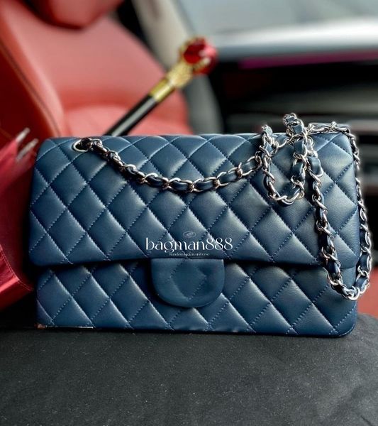 

designer flap bag cross body bags caviar handbag luxury shoulder bags cf tote bags calfskin leather quilted for womens chain solid hasp purs