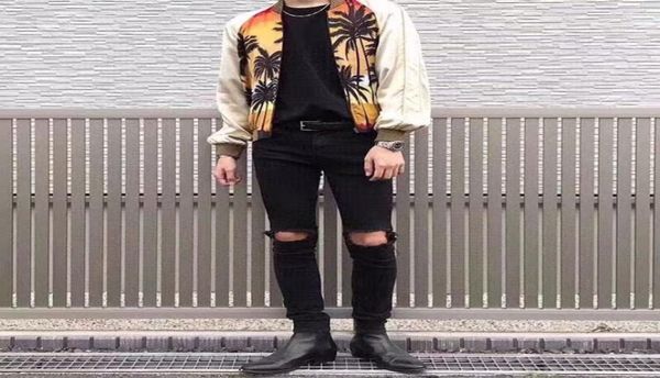 

new style brand new mens jeans slimleg jeans ripped biker slim fit motorcycle biker denim jeans fashion designer pants 15039238489, Blue
