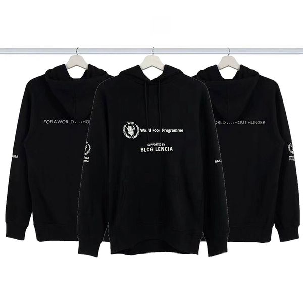 

blcg lencia autumn winter oversize hoodies men carbonized compact spinning fabric wardrobe essentials sweatshirts warm plus size brand cloth, Black