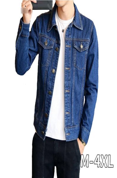 

spring autumn mens denim jacket mens trendy fashion bomber thin ripped denim jacket male cowboy jeans jackets 4xl7581513, Black;brown