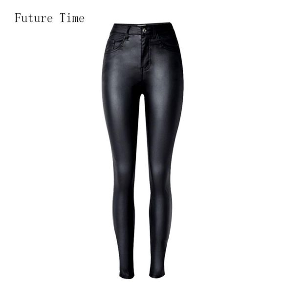 

fashion women jeansfitting high waist slim skinny woman jeansfaux leather jeansstretch female jeanspencil pants c1075 2201106314872, Blue