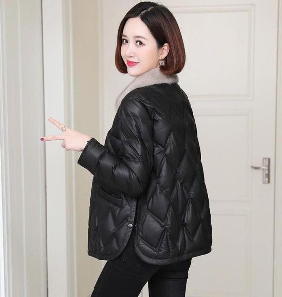 

women039s trench coats jackets winter jacket korean style woman aesthetic puffer short clothes female clothing coat women39s7077598, Tan;black