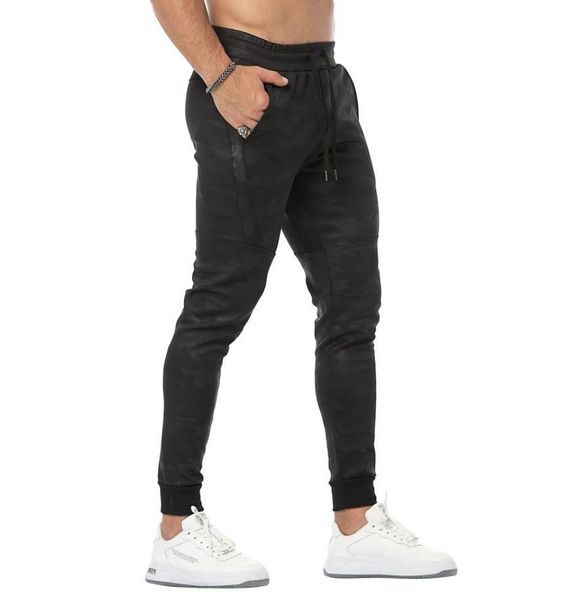 

outdoor 2022 zipper pocket loose casual pants autumn winter thick exercise training jogging stacked pants feet sweatpants men5449545, Black
