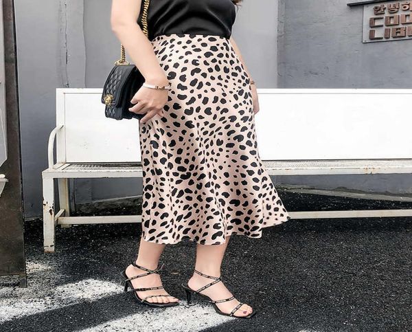 

skirts womens silk autumn office lady satin high waist elegant pleated long maxi plus size faldas 2105317894815, Black