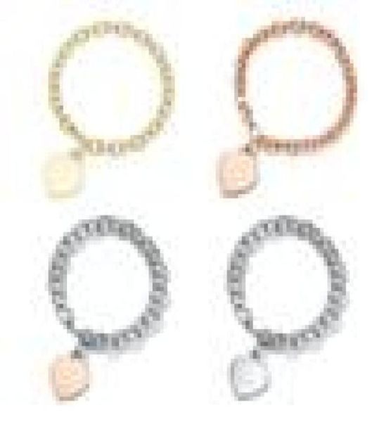 

love chain heartshaped bracelet female thickened silver bottom plating fashion valentines day gift trend jewelry multicolor opti8205100, Black