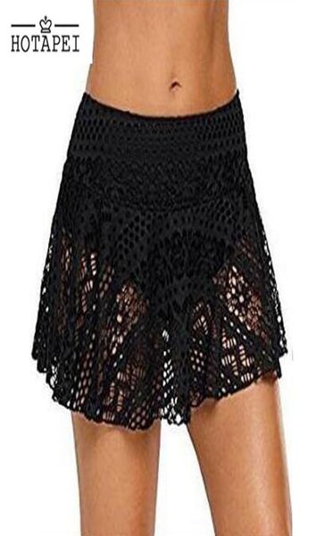 

apei beach cover up skirt women black crochet lace bikini bottoms 2019 summer beachwear bathing suit swim wear lc4107953009880, White;black