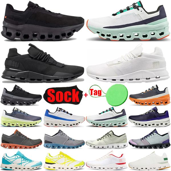 

designer cloud nova form monster shoes for cloudnova cloudmonster mens womens oncloud sneakers onclouds shoe men women trainers sports plate, Black