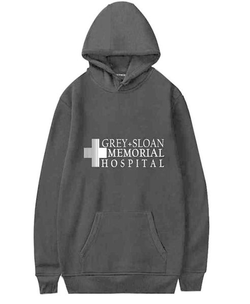

greys anatomy hooded sweatshirt women autumn winter hoodies female full sleeve casual harajuku pullover q09014811031, Black