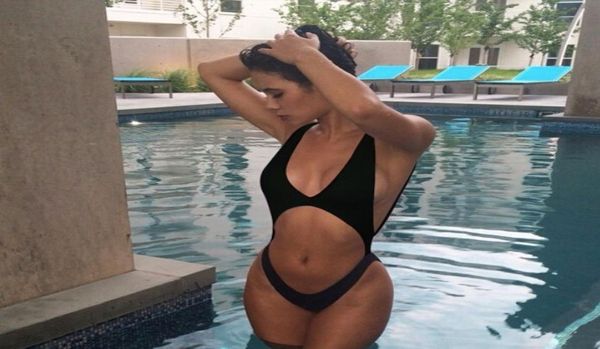 

new arrival white black bodysuit high cut 1 one piece swimsuit backless swimwear women bathing suit beachwear4340092