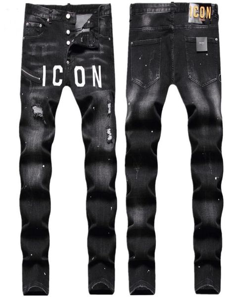 

mens designer jeans distressed ripped biker slim fit motorcycle bikers denim for men s fashion mans black pants pour hommes d2 #54039404654, Blue
