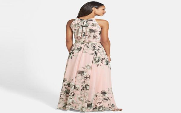 

whole women long dress o neck floral print chiffon maxi dress elegant casual boho party dresses vestidos with belt3359233, Black;gray
