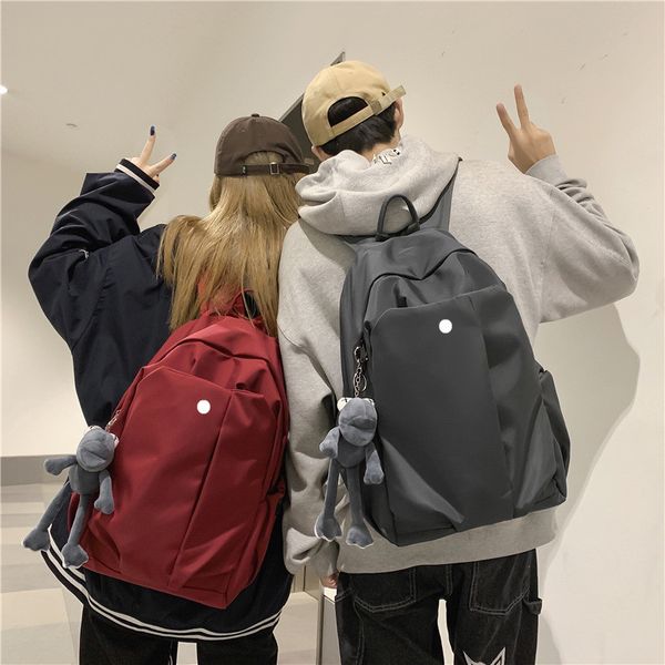 

l backpacks students lapbag gym excerise bags knapsacks travel outdoor school backpack knapsack packsack rucksack no keychain