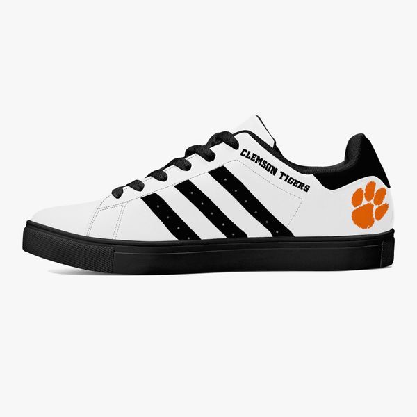 

definitely prevent men's shoes men's low versatile flat shoe men's board shoes casual shoes white shoe with black stripes and