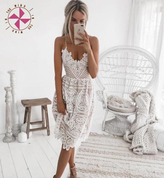 

swimwear in the wind women's beach cover up lace mesh embroidery bikini cover up holiday beach dress summer ladies bathing suit tunic, White;black