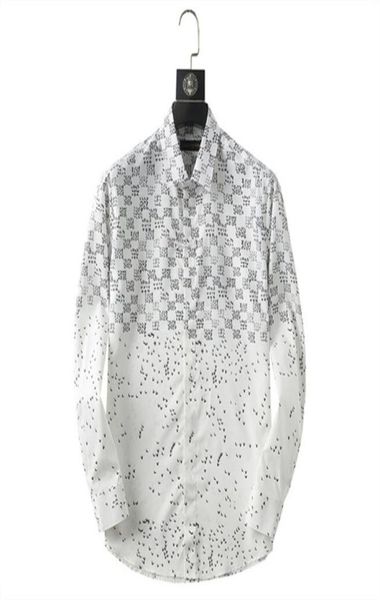 

2022 happyjeffery new men shirts slim fit floral printed long sleeve button male business casual men039s shirt dress casual asi3854954, White;black