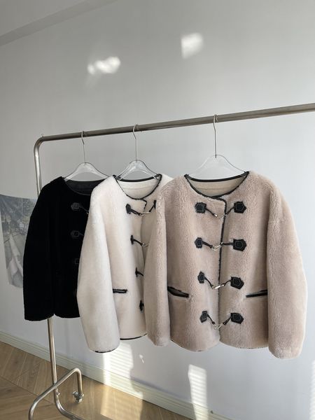 

toteme faux shearling coat toteme size s m l, Black