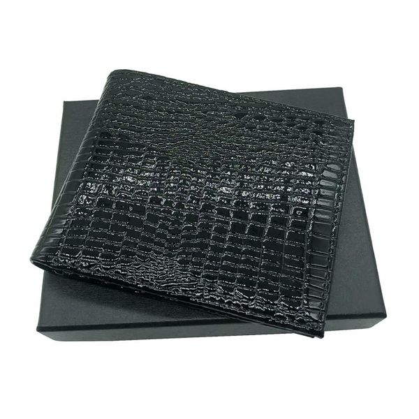 

designer mens wallet 2022 men's leather wallets for fashion men purse with box203h, Red;black