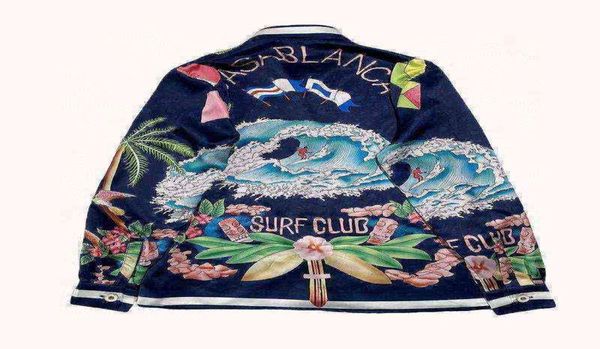 

a shirts club 21ss designer wave gradient flower silk long sleeve shirt4134023, White;black