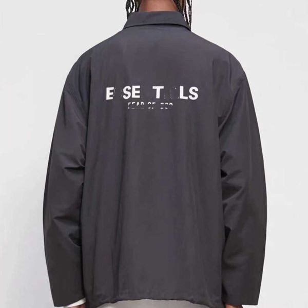 

zhang youzhi fog double thread essentisss american high street fashion jacket coach jacket men's and women's spring wind proof ref, Black;brown