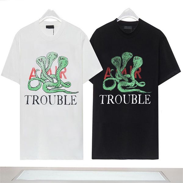 

mens womens designer t shirts printed fashion man t-shirt cotton casual tees short sleeve luxury hip hop streetwear ts271g, White;black