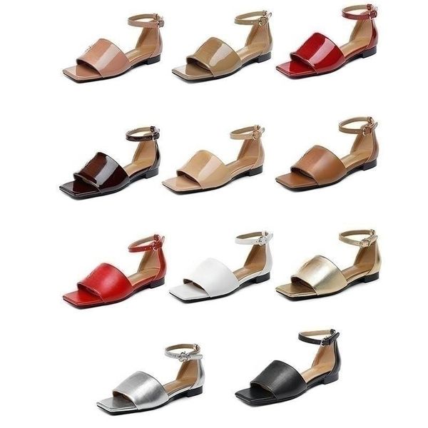 

designer sandals slipper women's sandals slipper crystal calfskin casual shoes quilted platform for summer comfortable beach casual, Black