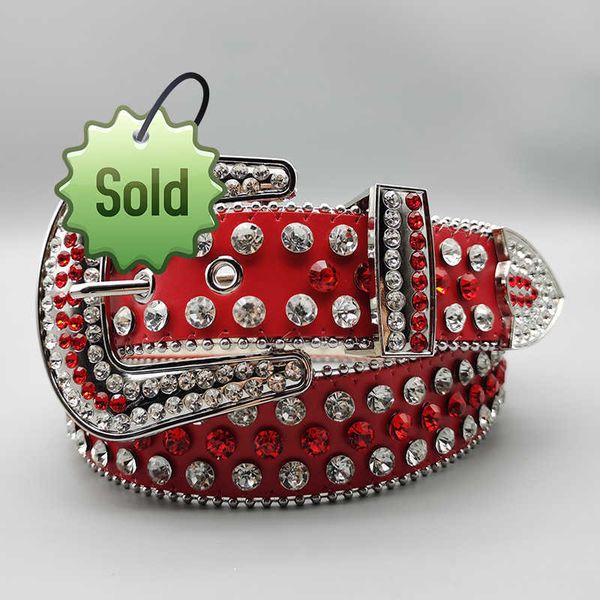 

1womens mens diamond belt bb designer simon western rhinestones belts fashion punk hip hop rivet ceintureaa, Blue;gray