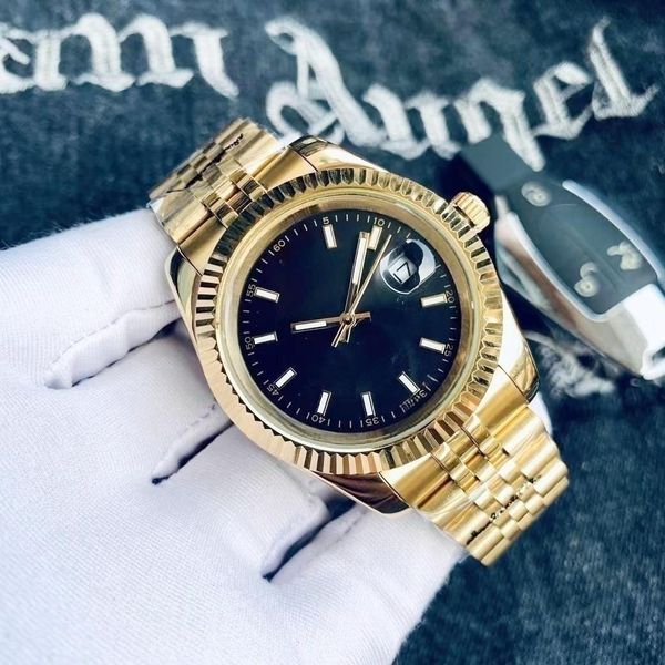

wrist watch designer automatic watches sapphire 31 36 41mm mechanical stainless steel luminous lovers montre fakes movement endurance wristw, Slivery;golden