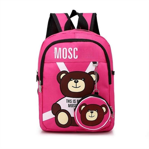 

designer boys and girls style high-end children's backpack plaid letter splicing high appearance level small schoolbag b01