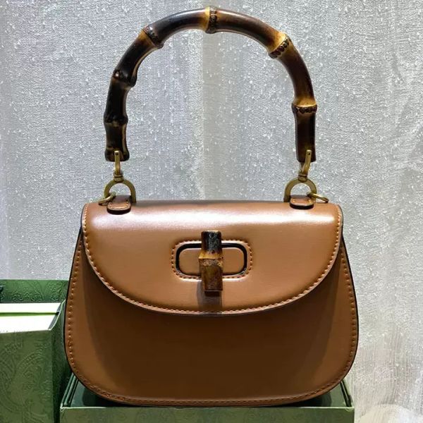 

retro brand new bamboo slub handbag 675797luxurys designer bag small handbag canvas super mini messenger bag female fashion retro wallet cla