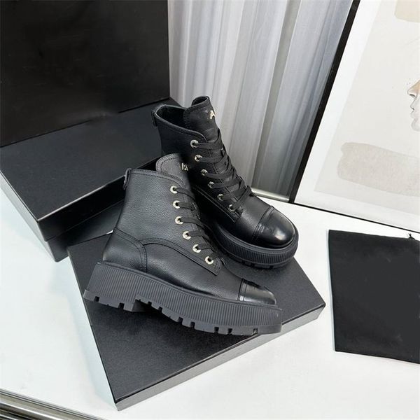 

luxury design boots 2023 channel fashion women's work decoration snow skid anti slip knight boots martin boots casual socks boots 05-03, Black
